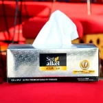 Set Alkel Luxury 3-Ply Facial Tissues – Pack of 4 (Gold or Silver)